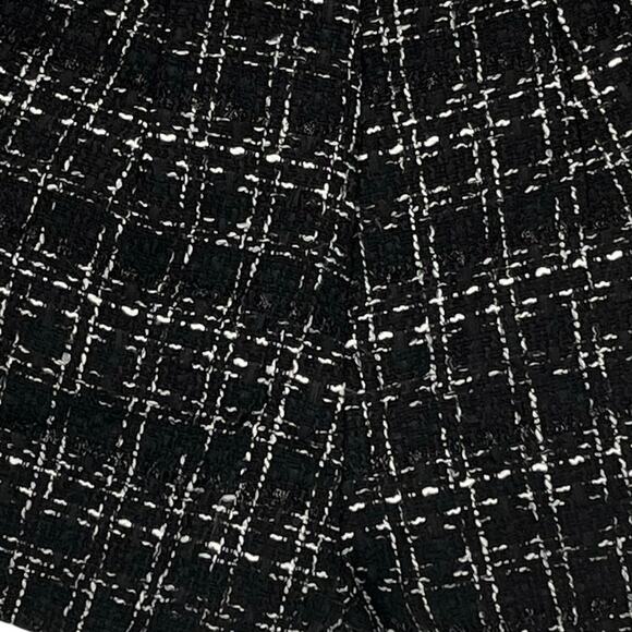 SHEIN Plaid Tweed Skort in Black/White Size Petite XS - Picture 4 of 6